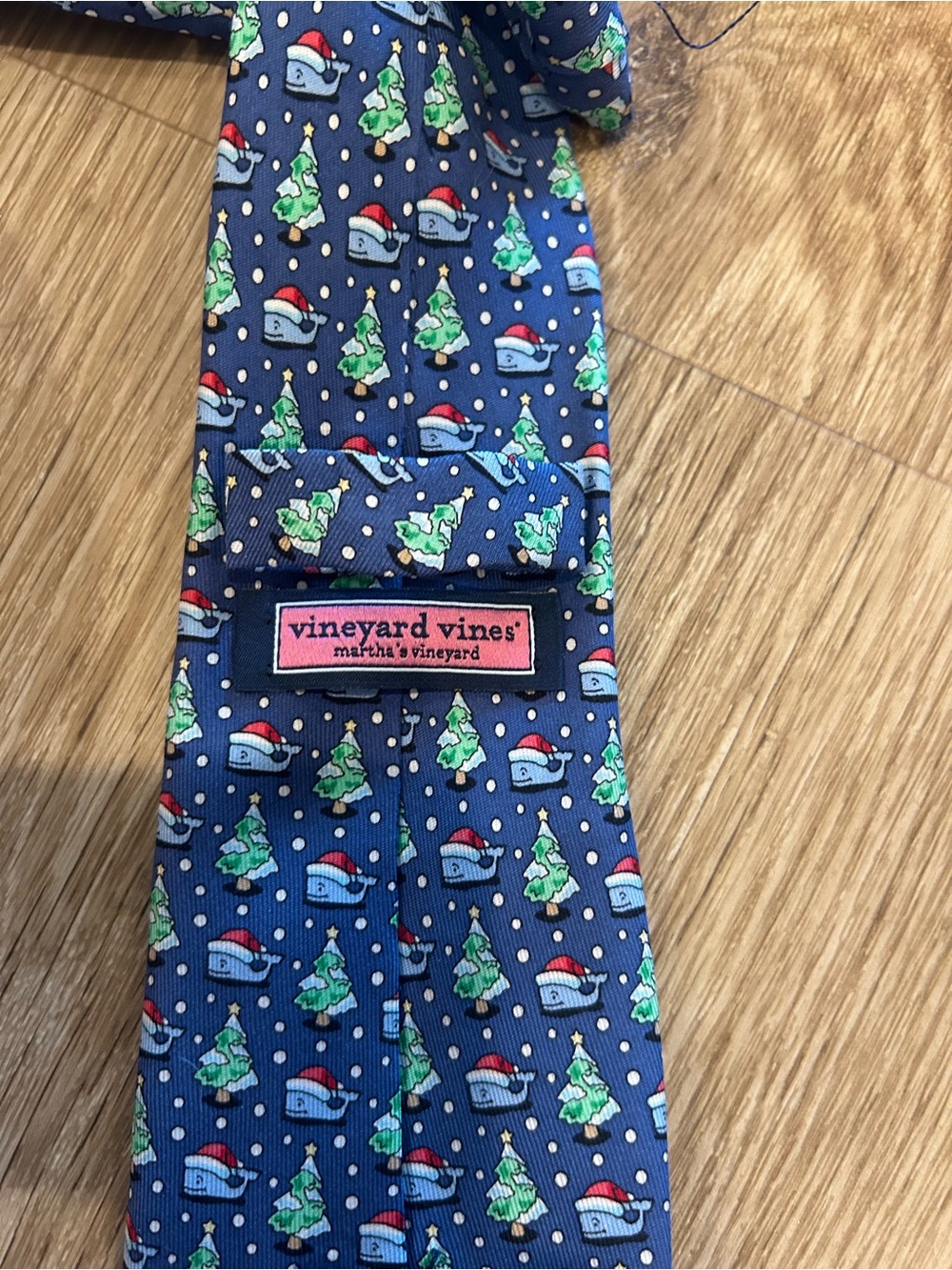 Kids Vineyard Vines Holiday Tree & Ornament Ties - Red and Navy - Picture 4 of 8